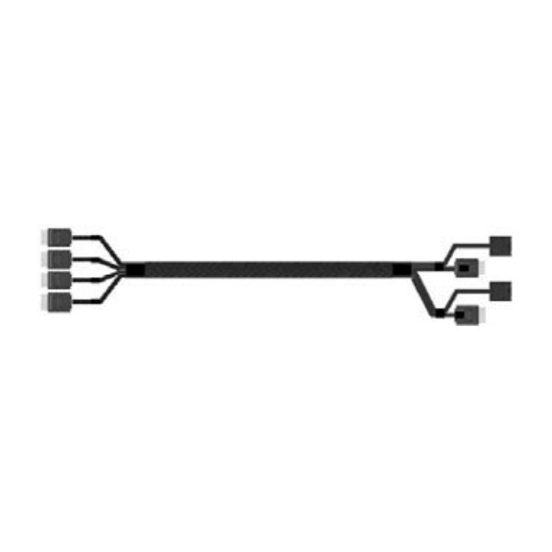 Intel A2U4PSWCXCXK1 Serial Attached SCSI (SAS) Cables - Black