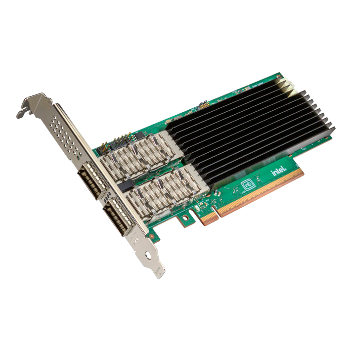 Intel NIC/PCiE, up to 200Gb , 2 x QSFP28, Bulk