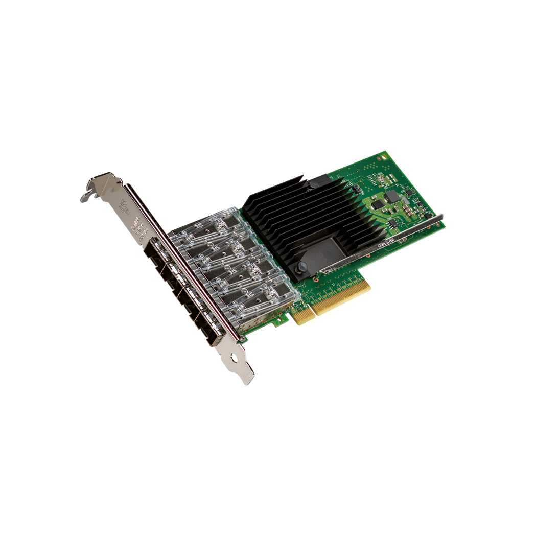 Intel 10Gb 4-Port Server Adapter X710-DA4(4xSFP+) LP bulk Orginal Intel inkl. Yottamark/Brady ID