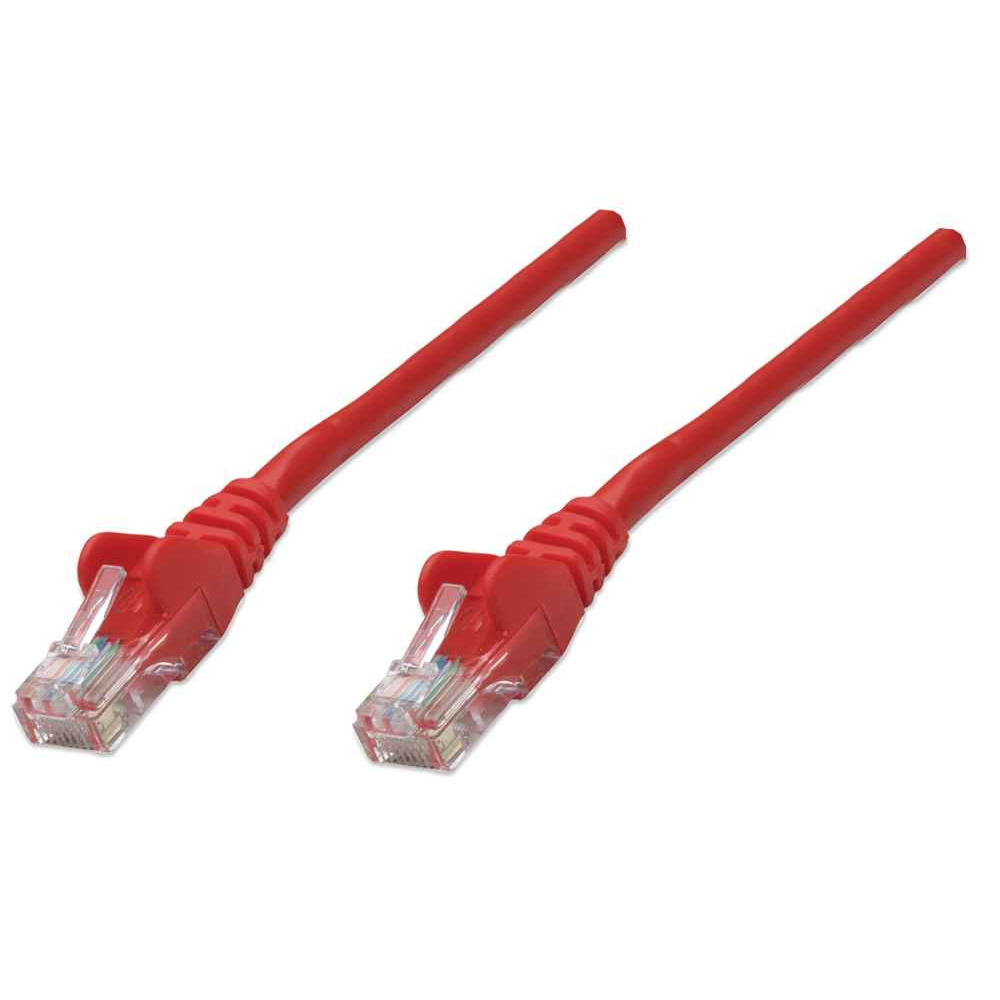 Intellinet Cat5e Networking Cables - Red