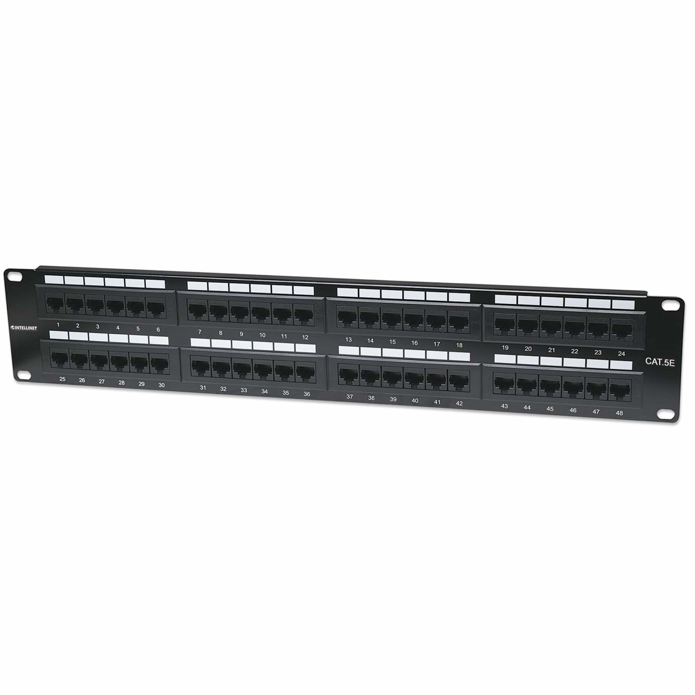 Intellinet Cat5e Patch Panels - Black