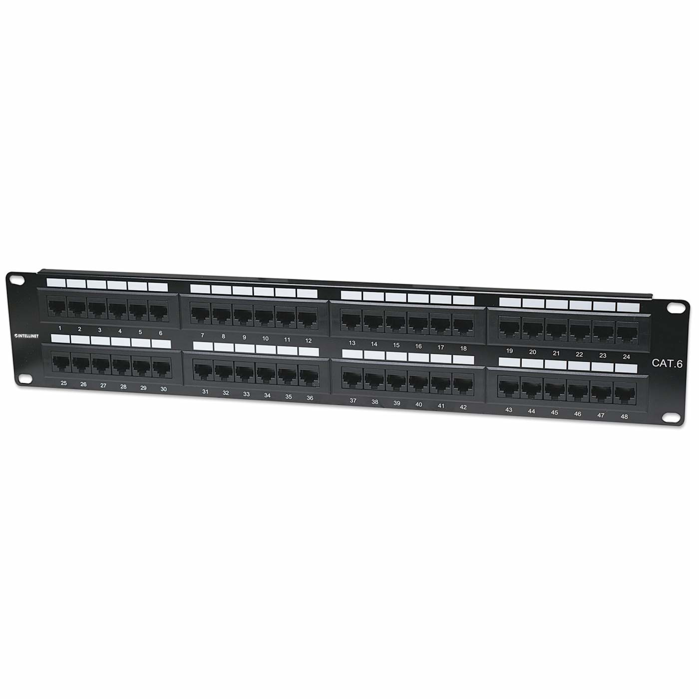 Intellinet Cat6 Patch Panels - Black
