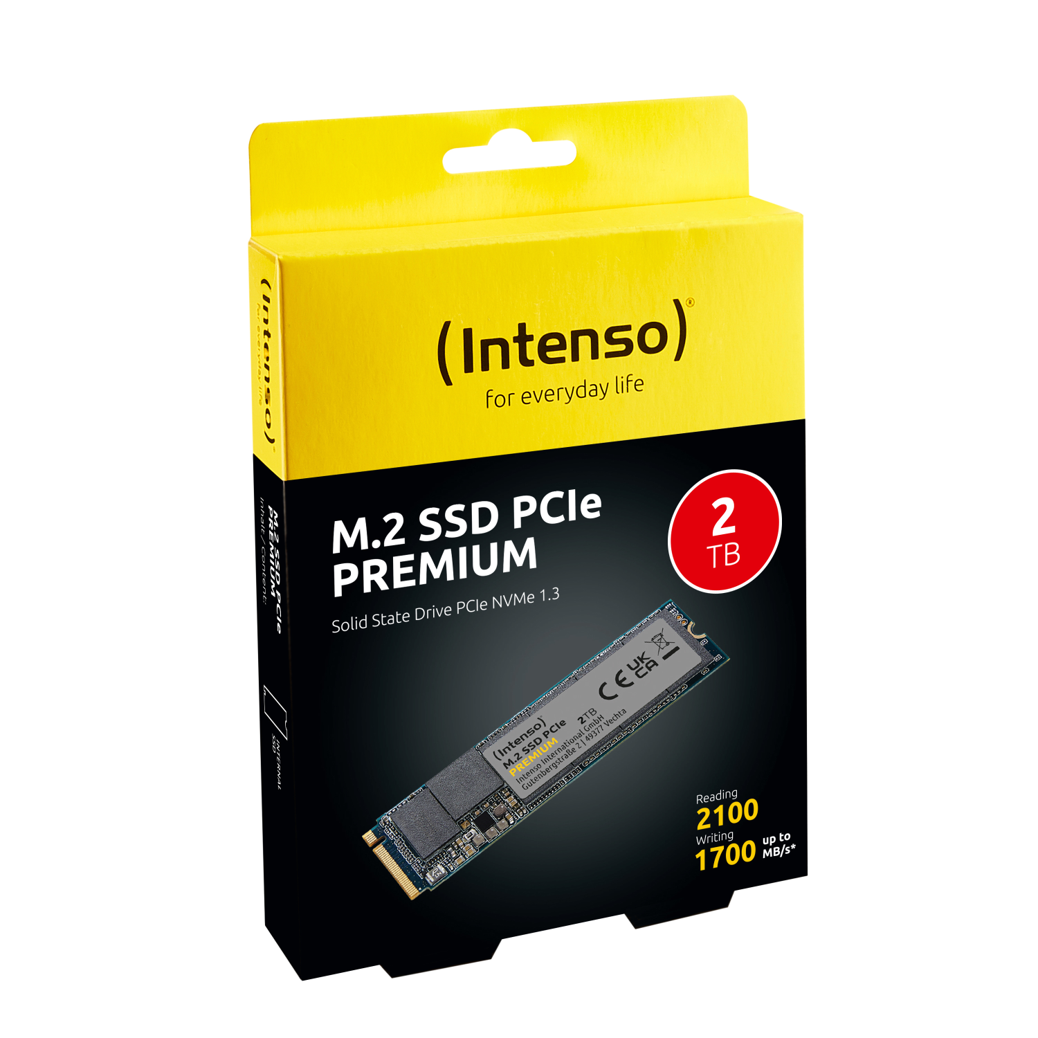 Intenso 3835470 internal solid state drive M.2 2 TB PCI Express 3.0 3D NAND NVMe