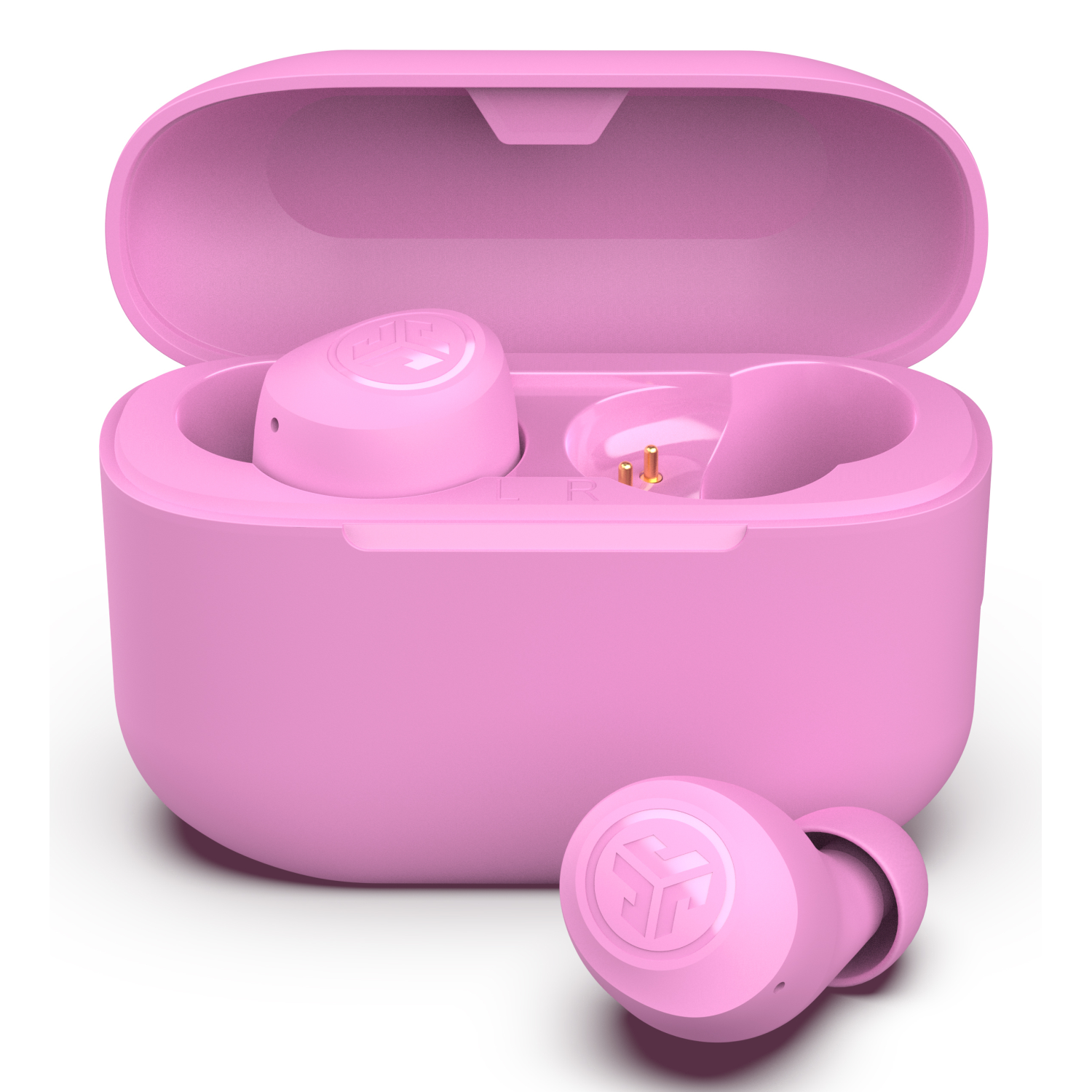 JLab Go Air Pop Headphones True Wireless Stereo (TWS) In-ear Calls/Music Bluetooth Pink