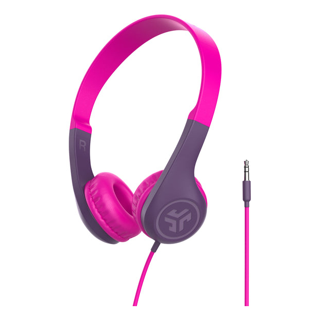 Jlab JLab JBuddies Pop Wired Headphones - Pink