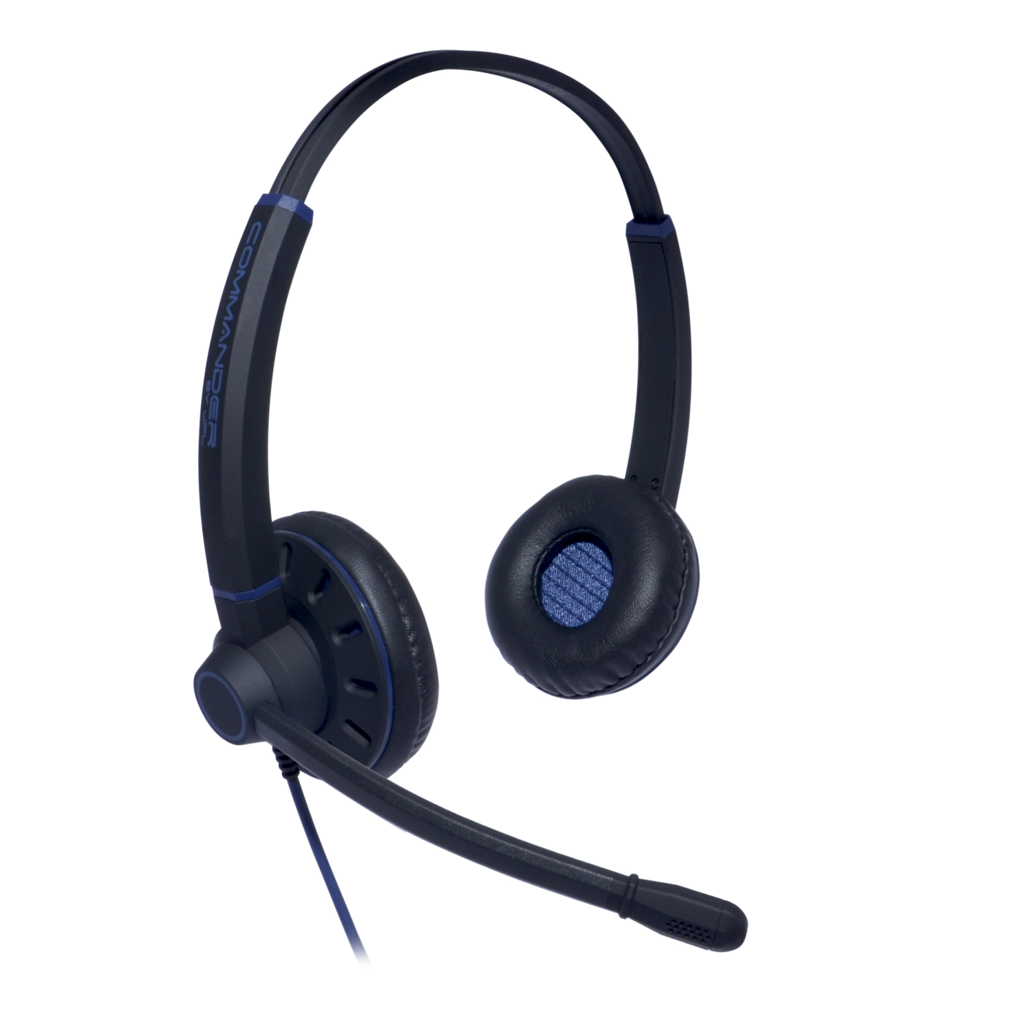 JPL Commander-PB V2 Headset Wired Head-band Office/Call center Black, Blue