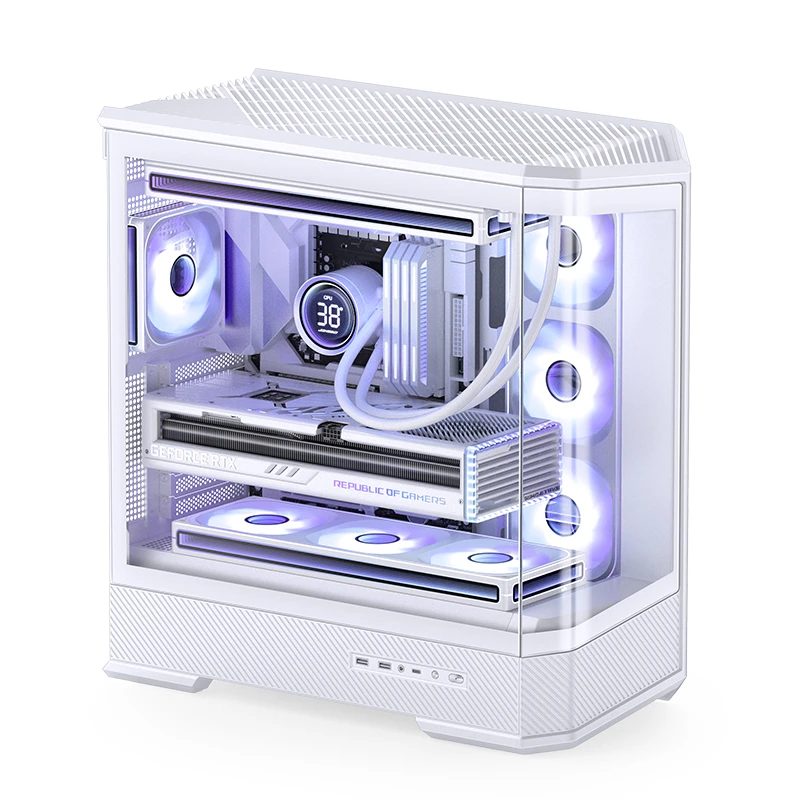 Jonsbo D400 Computer Cases - White