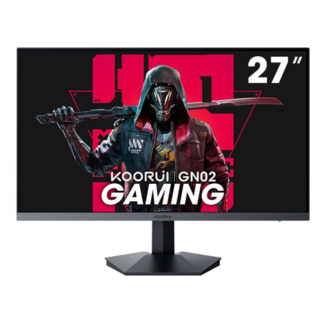 KOORUI GN02 Computer Monitors - 27 Inches - Black