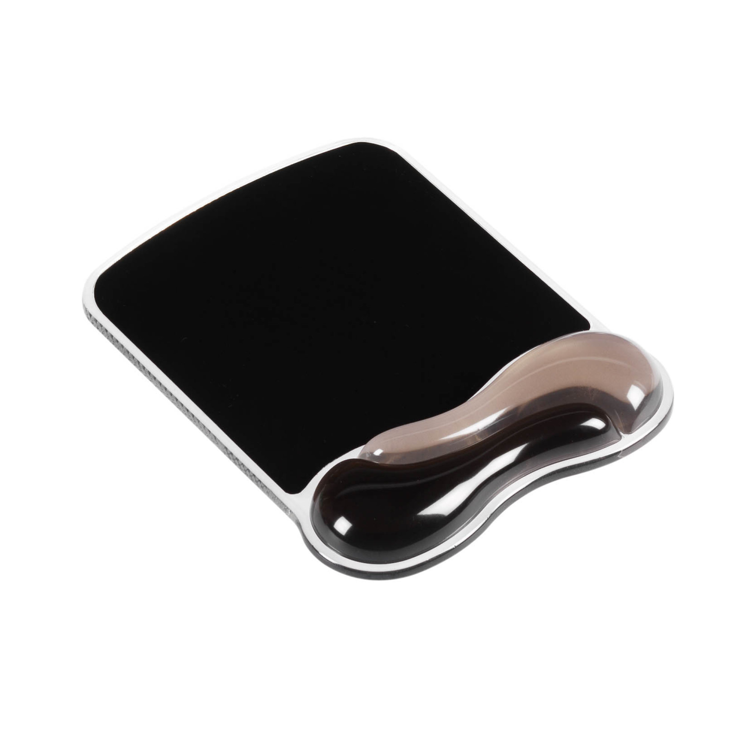 Kensington Duo Gel Mouse Pad with Integrated Wrist Support - Smoke/Black