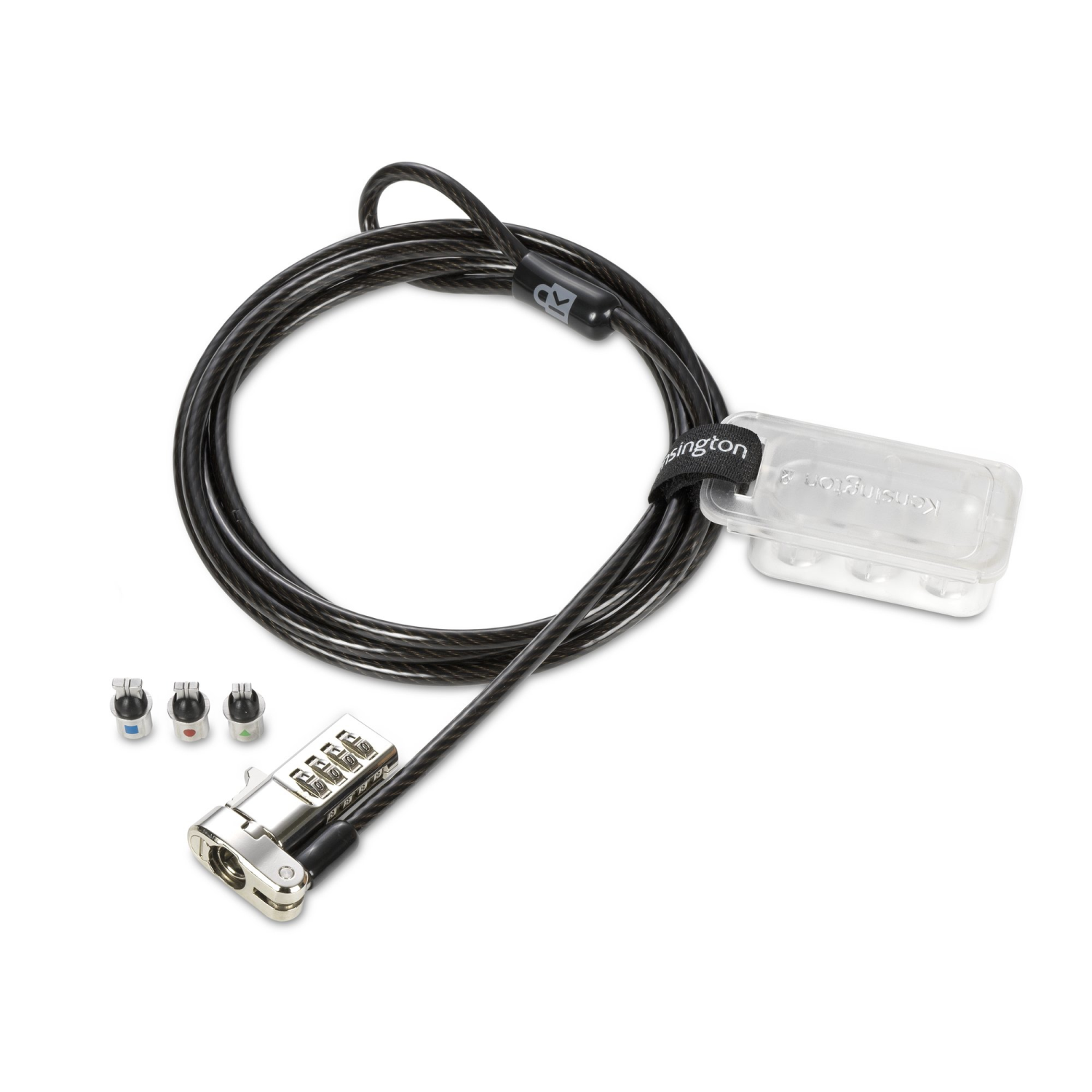Kensington 3-in-1 Cable Locks - Black