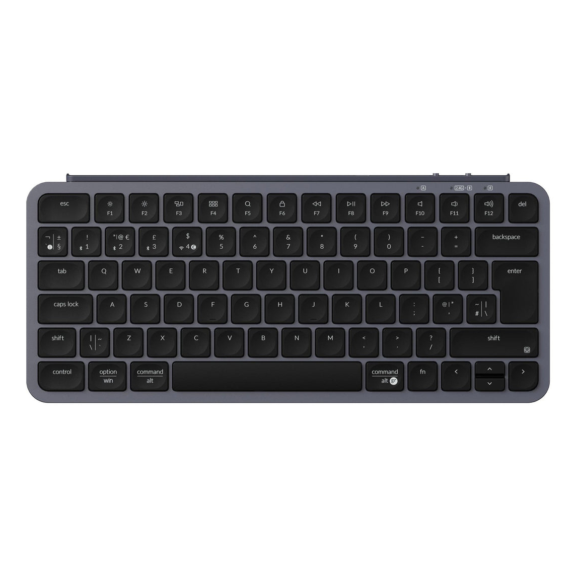 Keychron B1 Pro keyboard Home/Office USB + RF Wireless + Bluetooth QWERTY UK English Grey