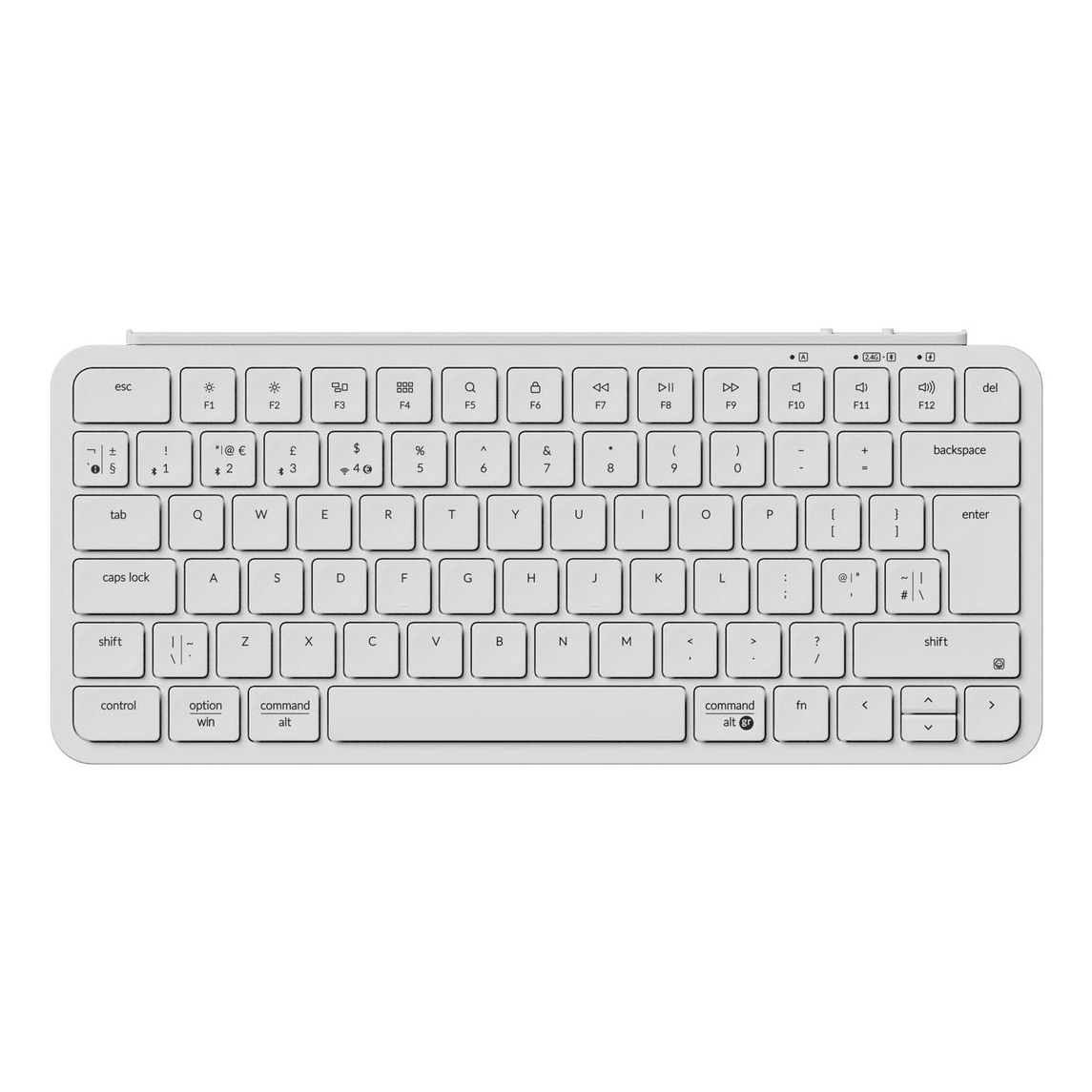 Keychron B1 Pro keyboard Home/Office USB + RF Wireless + Bluetooth QWERTY UK English Ivory