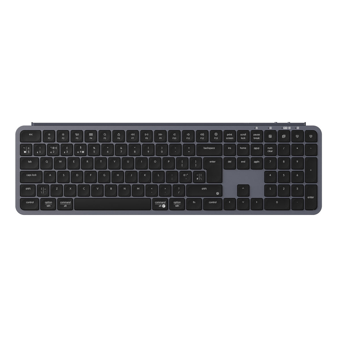 Keychron B6 Pro keyboard Home/Office USB + RF Wireless + Bluetooth QWERTY UK English Grey