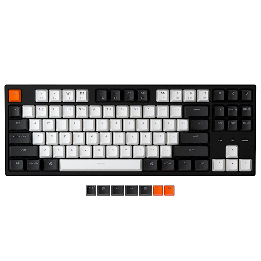 Keychron USA C1 Double-Shot Backlit Hot-Swap Linear Keyboard