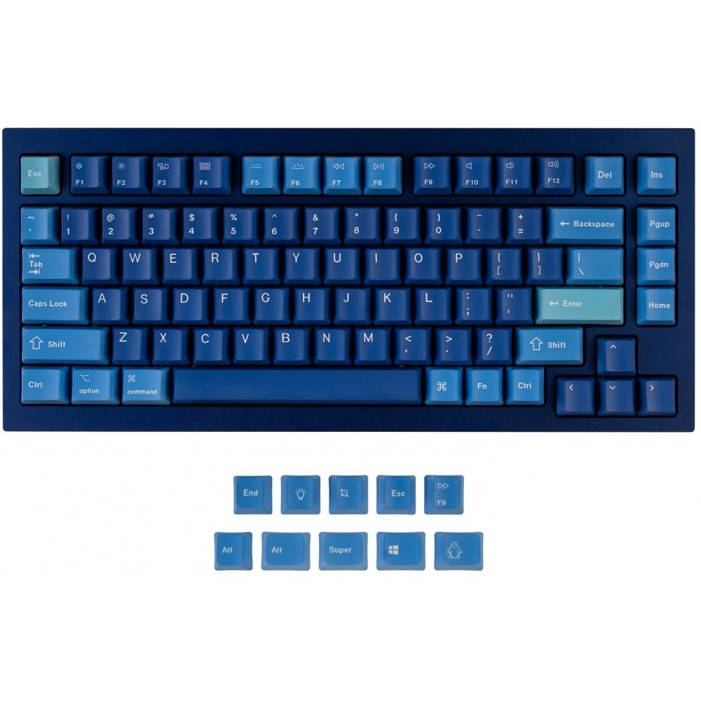 Keychron USA Q1 & K2 OEM Dye-Sub PBT Keycap Set Ocean