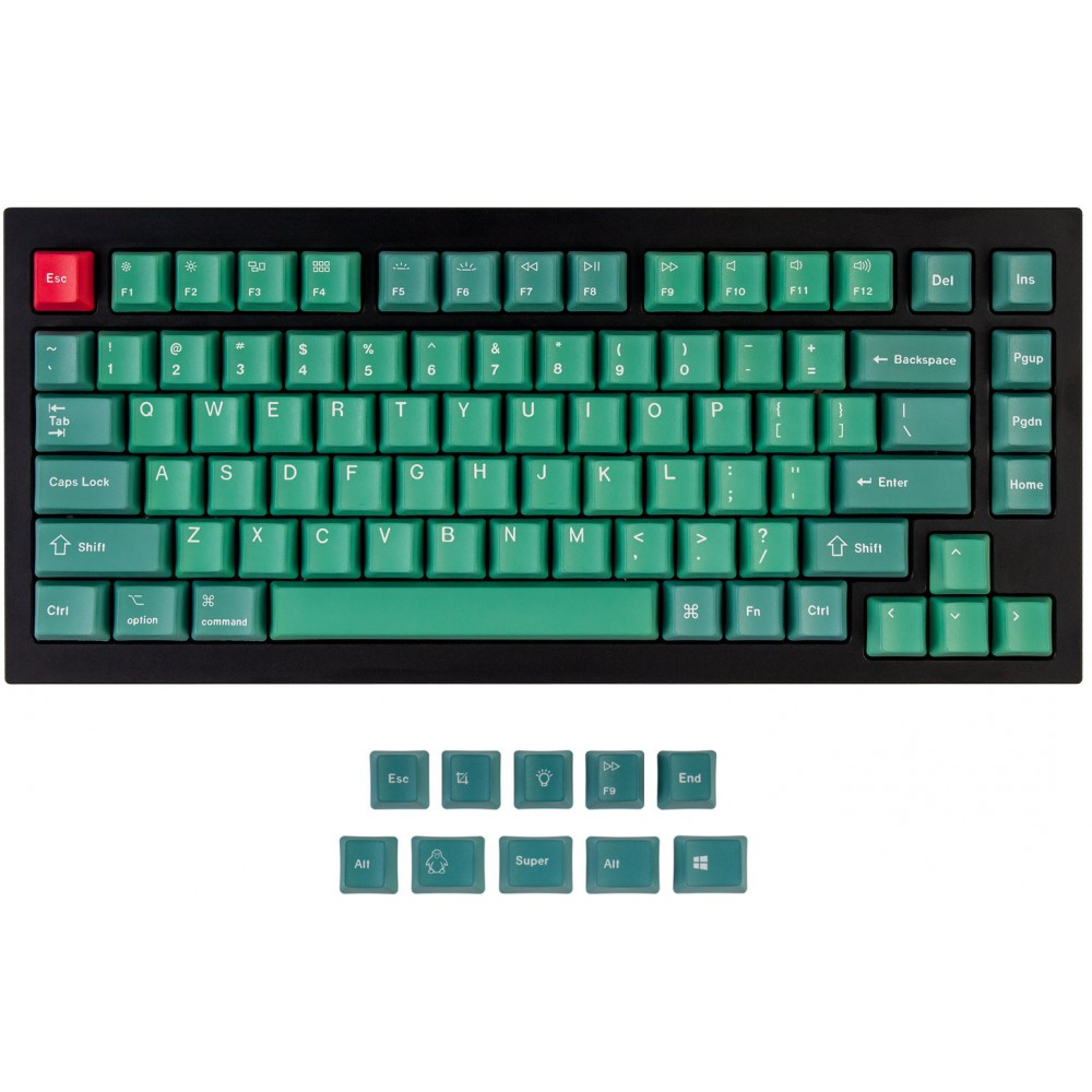 Keychron USA Q1 & K2 OEM Dye-Sub PBT Keycap Set Forest