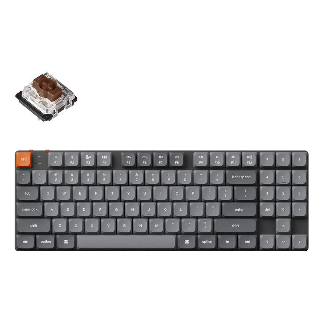 Keychron K13 Max keyboard Home/Office USB + RF Wireless + Bluetooth QWERTY UK English Black