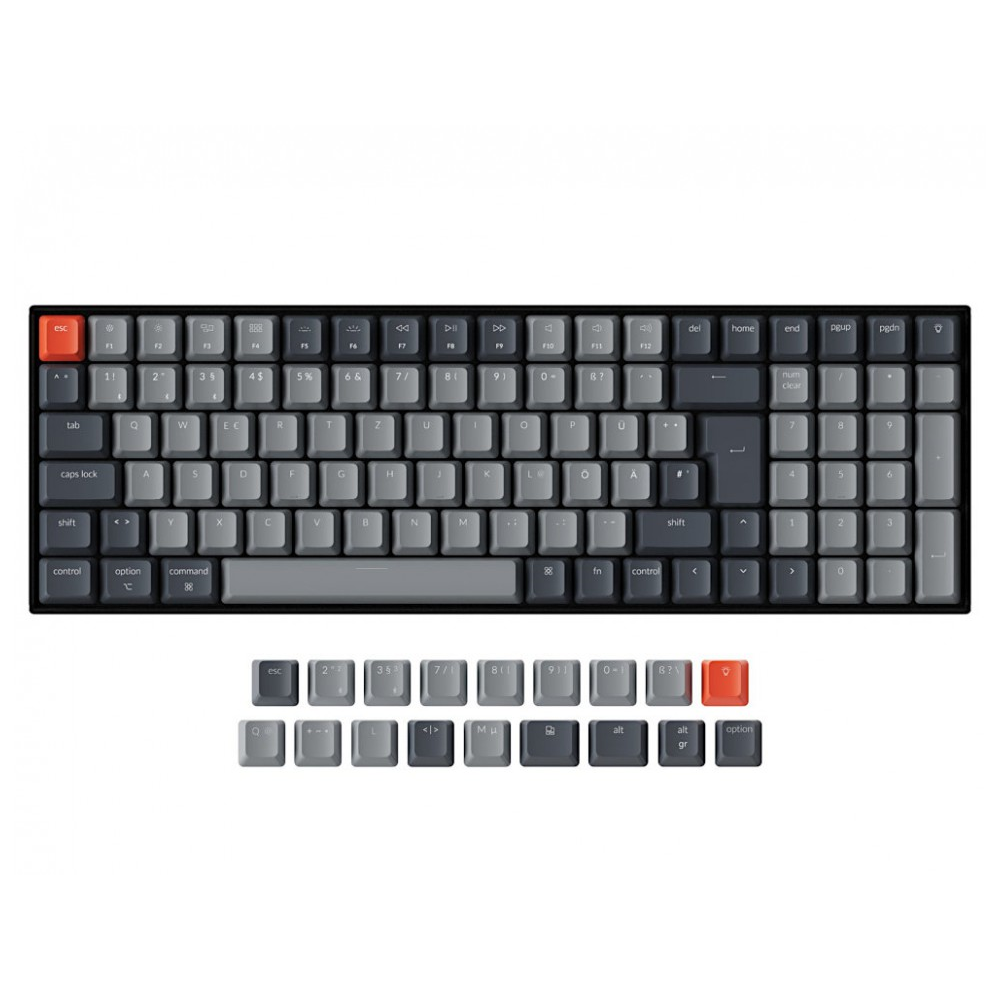 Keychron German K4 Bluetooth Backlit Click Mac/PC Keyboard