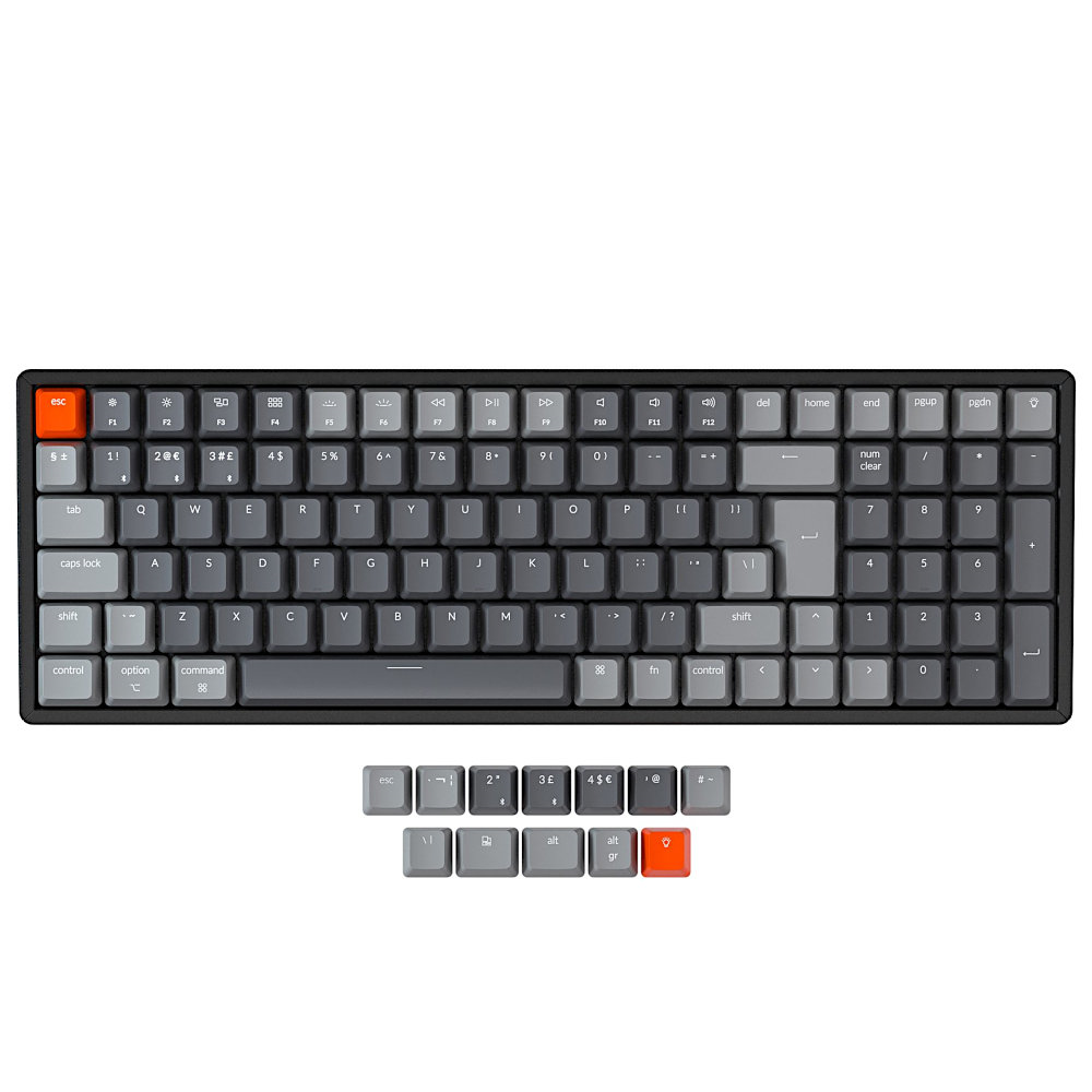 Keychron UK K4 Bluetooth RGB Backlit Linear Aluminium Mac/PC Keyboard