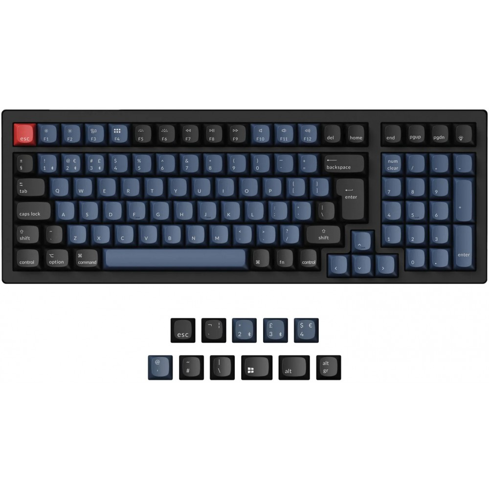 Keychron UK K4 Pro Bluetooth QMK/VIA RGB Assembled Linear Mac/PC Custom Keyboard