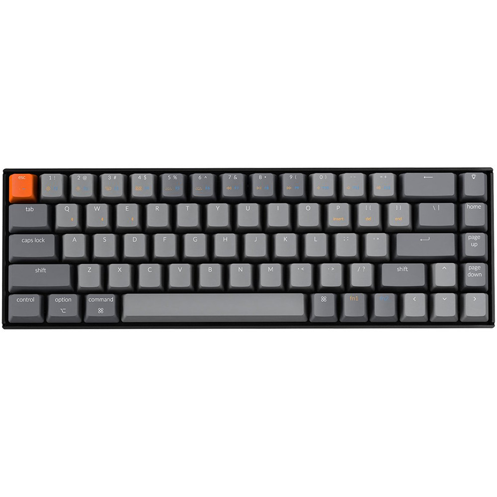 Keychron USA K6 Bluetooth RGB Backlit Tactile Optical Mac/PC 65% Keyboard