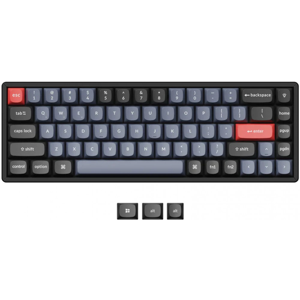 Keychron USA K6 Pro 65% QMK Bluetooth RGB Hot-Swap Tactile Aluminium Mac/PC Keyboard