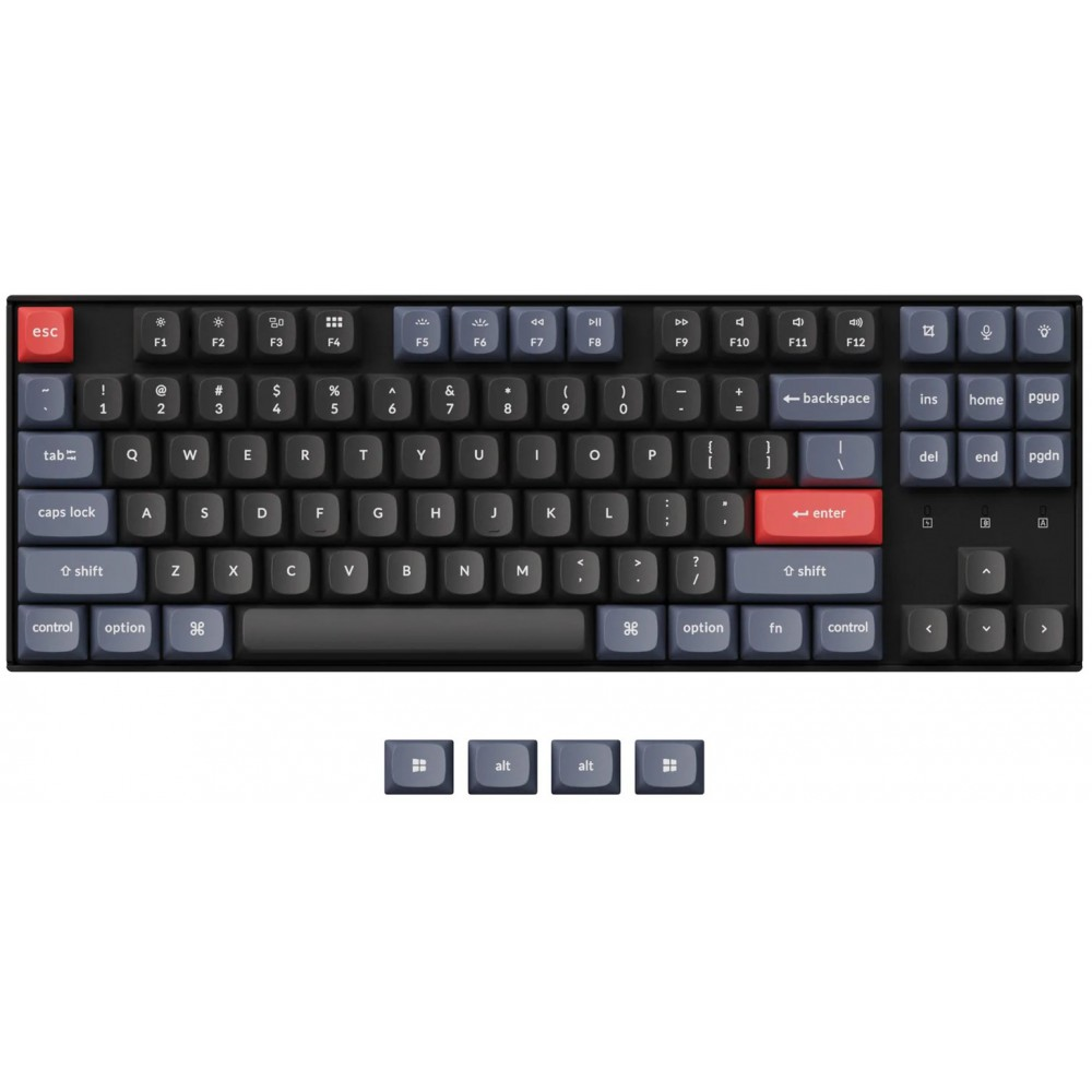 Keychron USA K8 Pro Bluetooth QMK/VIA Backlit Assembled Tactile Mac/PC Custom Keyboard
