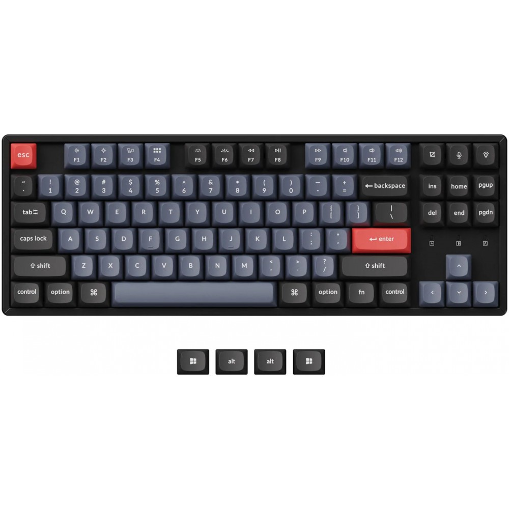 Keychron USA K8 Pro Bluetooth QMK/VIA RGB Assembled Linear Aluminium Mac/PC Custom Keyboard