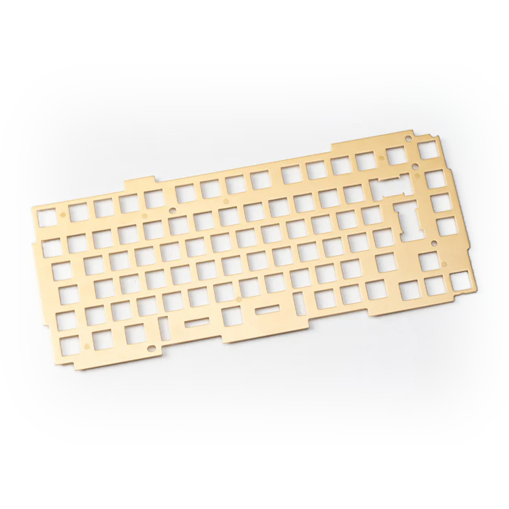 Keychron Q1 Pro and Max with Knob Brass ISO Base Plate