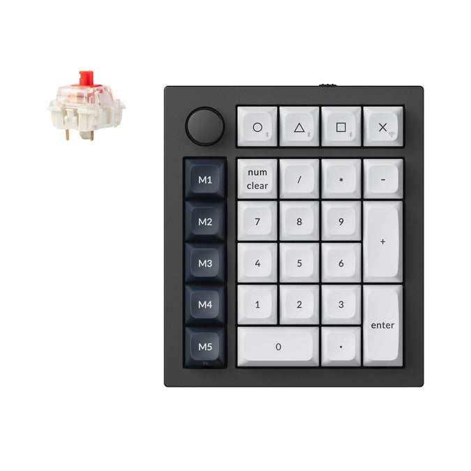 Keychron Q0 Max BT 2.4G QMK RGB Carbon Black Tactile Custom Number Pad