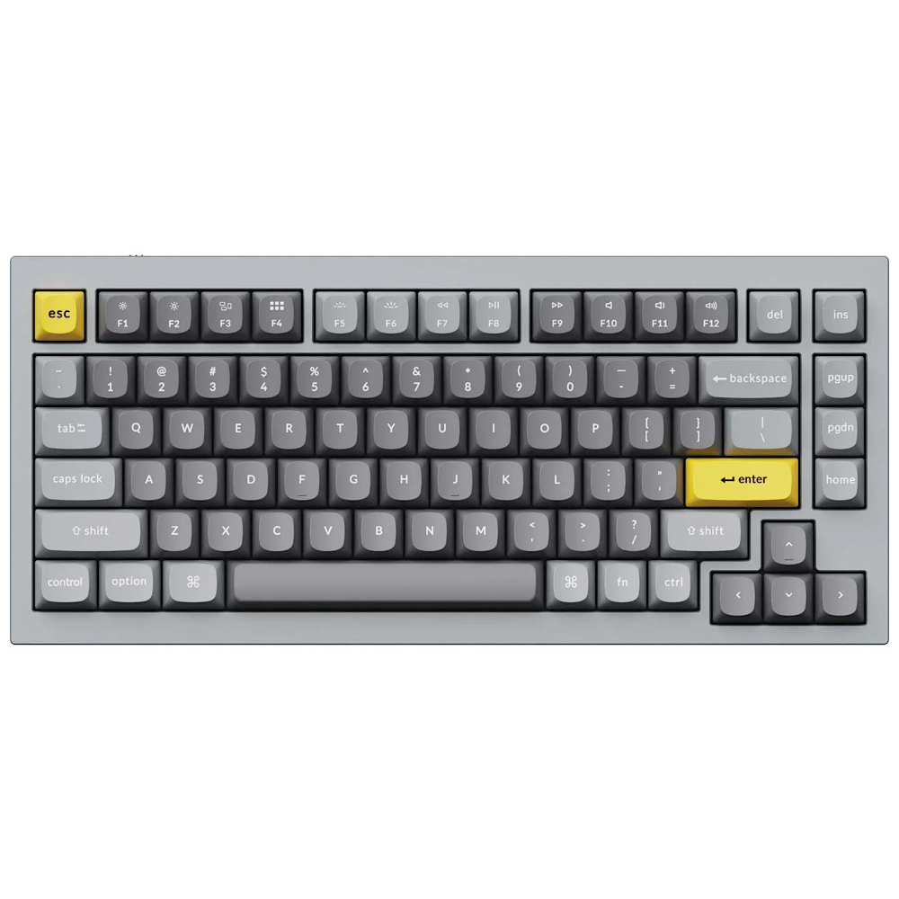 Keychron USA Q1 V2 QMK RGB Tactile Aluminium Mac/PC Space Grey Custom Keyboard