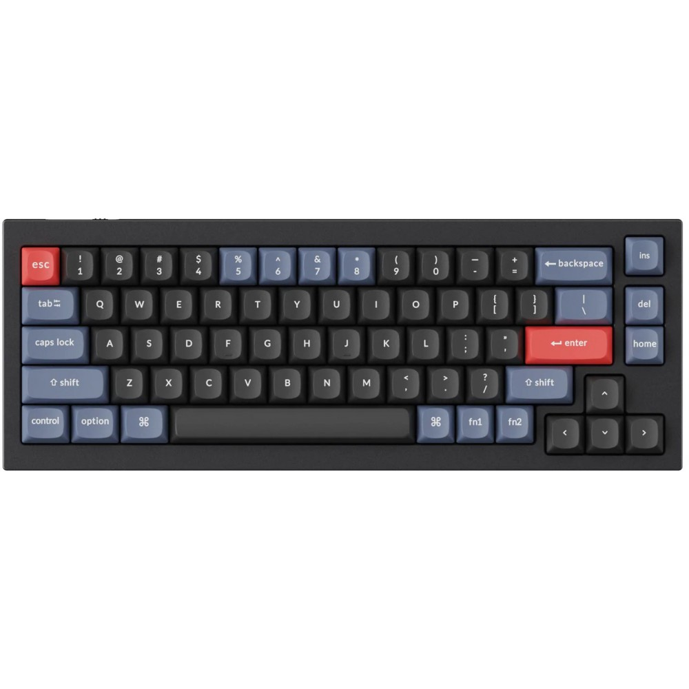 Keychron USA Q2 QMK RGB Linear Aluminium Mac/PC Carbon Black Custom Keyboard