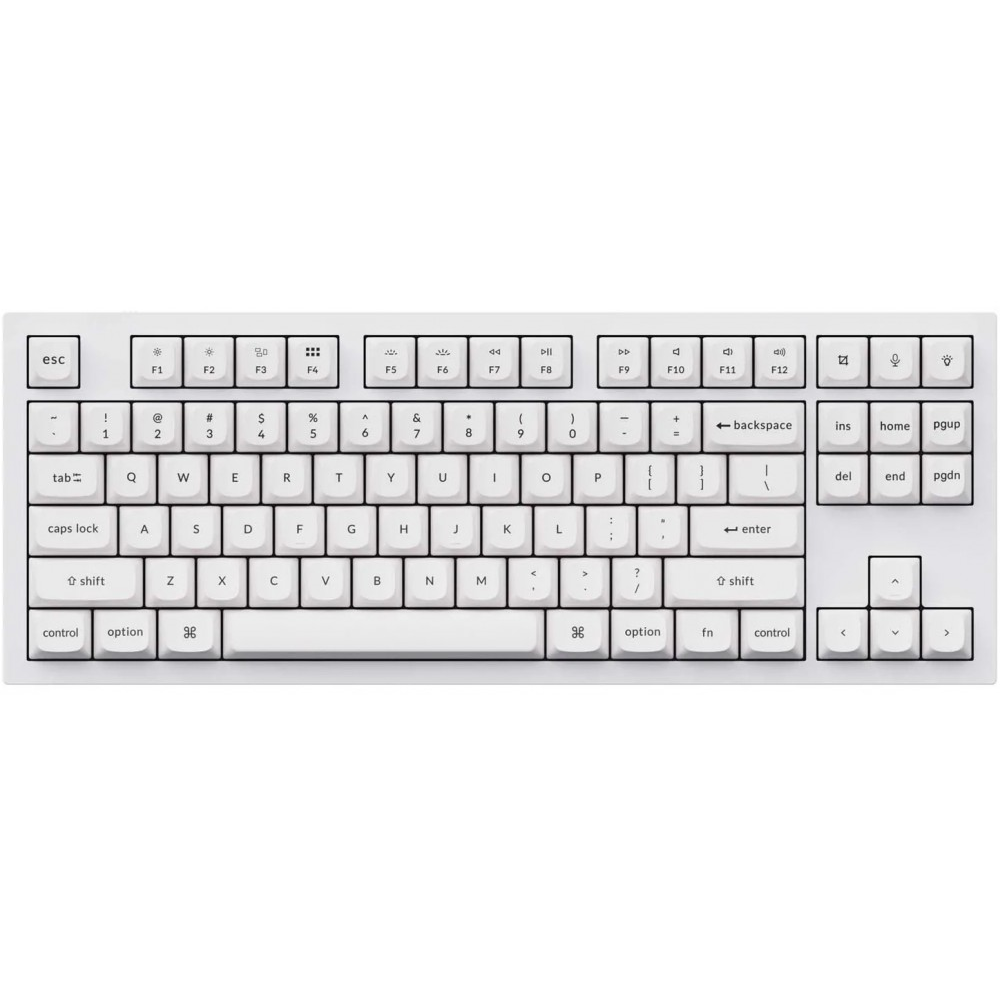 Keychron USA Q3 QMK RGB Aluminium Mac/PC Shell White Linear Custom Keyboard