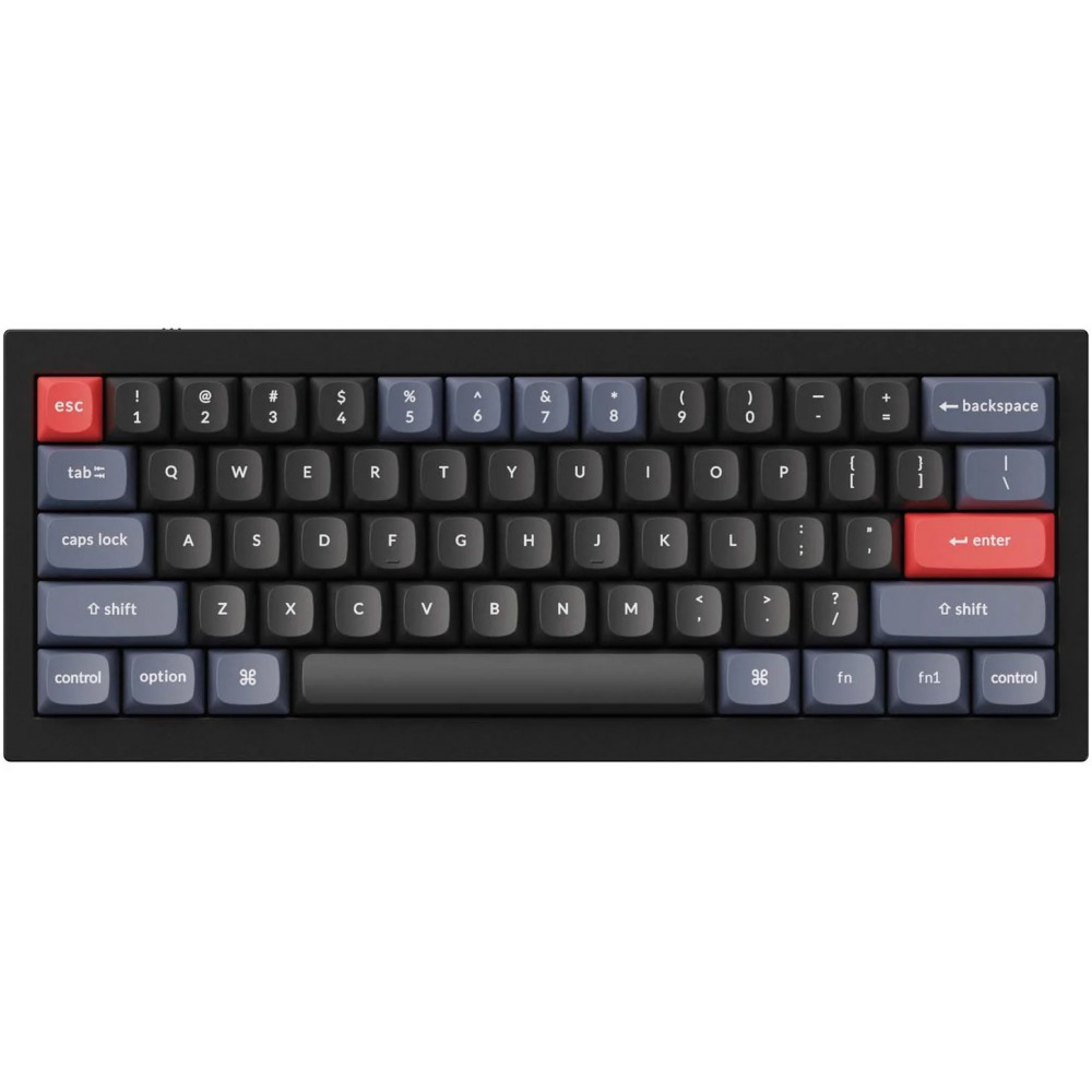 Keychron USA Q4 60% QMK/VIA RGB Tactile Aluminium Mac/PC Carbon Black Custom Keyboard