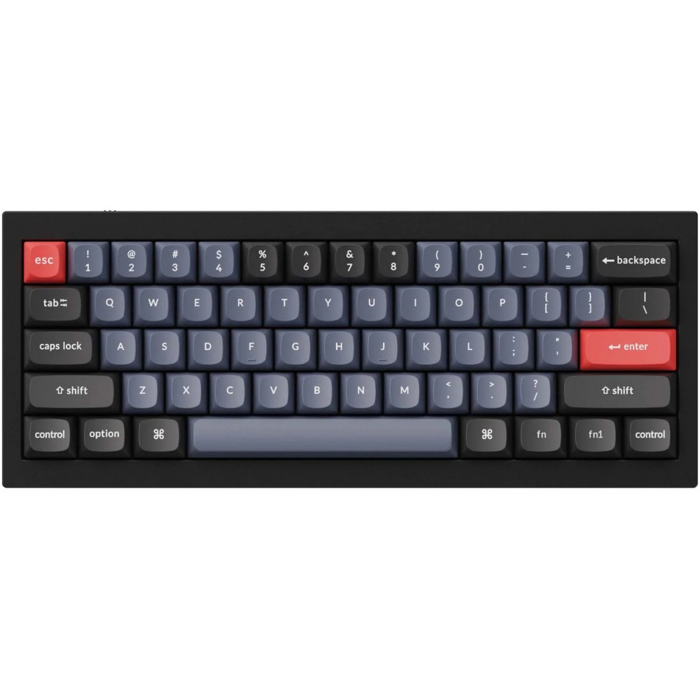 Keychron USA Q4 60% QMK/VIA RGB Linear Aluminium Mac/PC Carbon Black Custom Keyboard