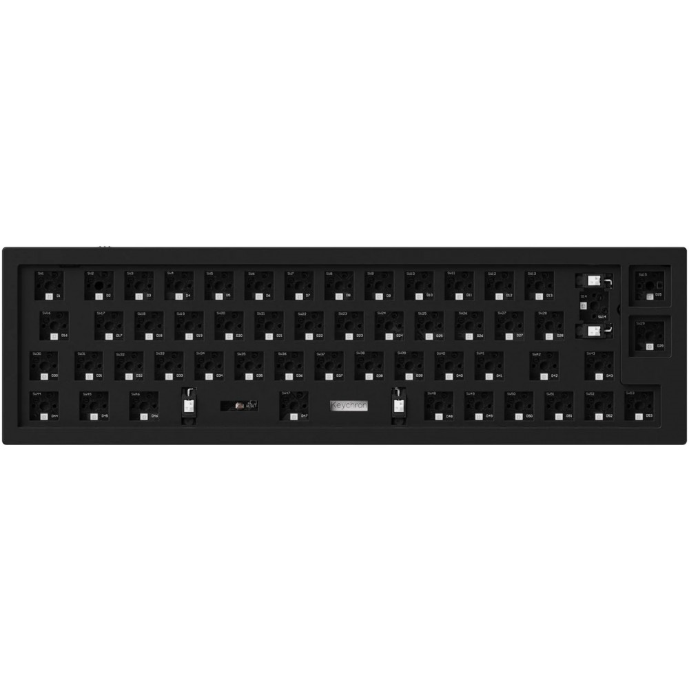 Keychron ISO Q9 QMK RGB Barebone Aluminium Mac/PC Carbon Black Custom Keyboard