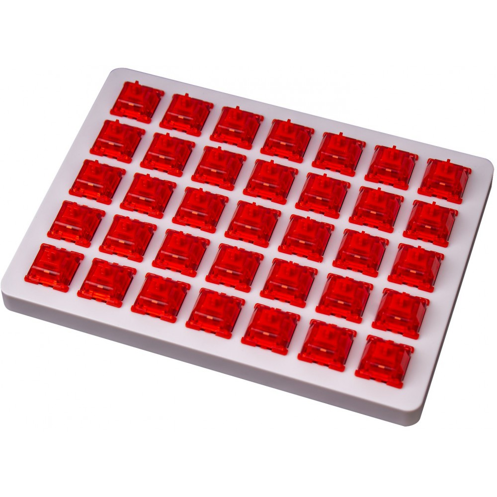 Keychron Gateron Phantom Red Switch Set and Holder 35