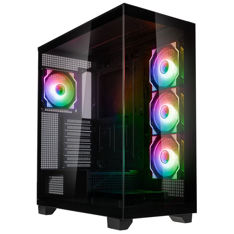 Kolink Unity Arena ARGB Midi Tower Showcase - Black
