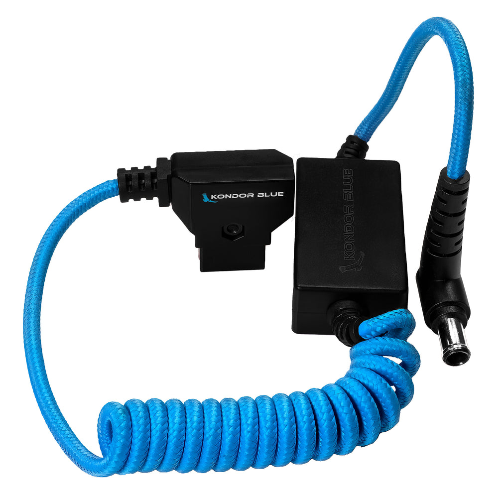 Kondor Blue Coiled D-Tap to 19.5V Regulated DC Cable