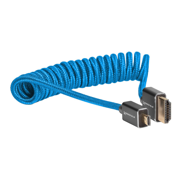 Kondor Blue Micro HDMI to Full HDMI Cable 12"-24" Br