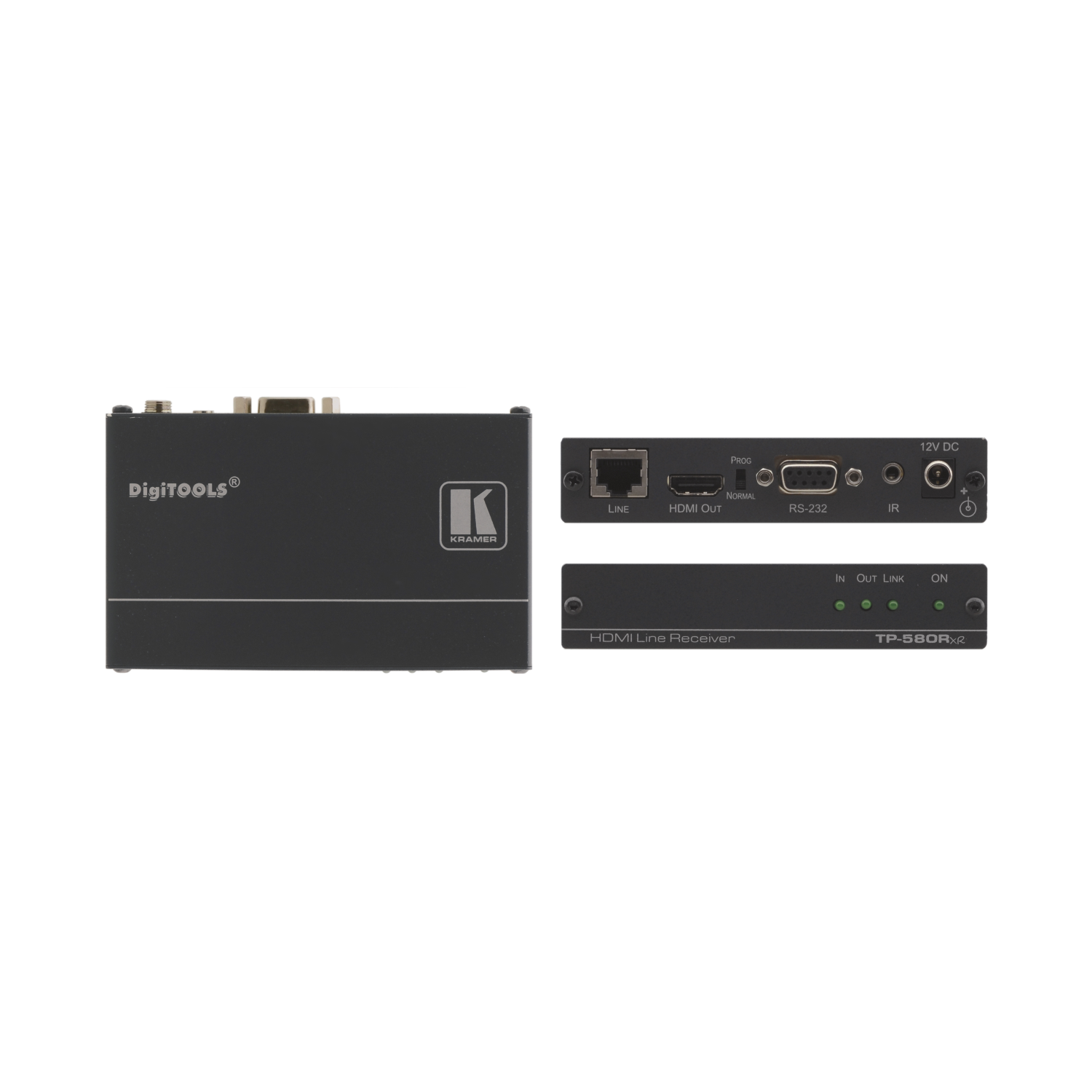 Kramer Electronics TP-580RXR AV Extenders - Black