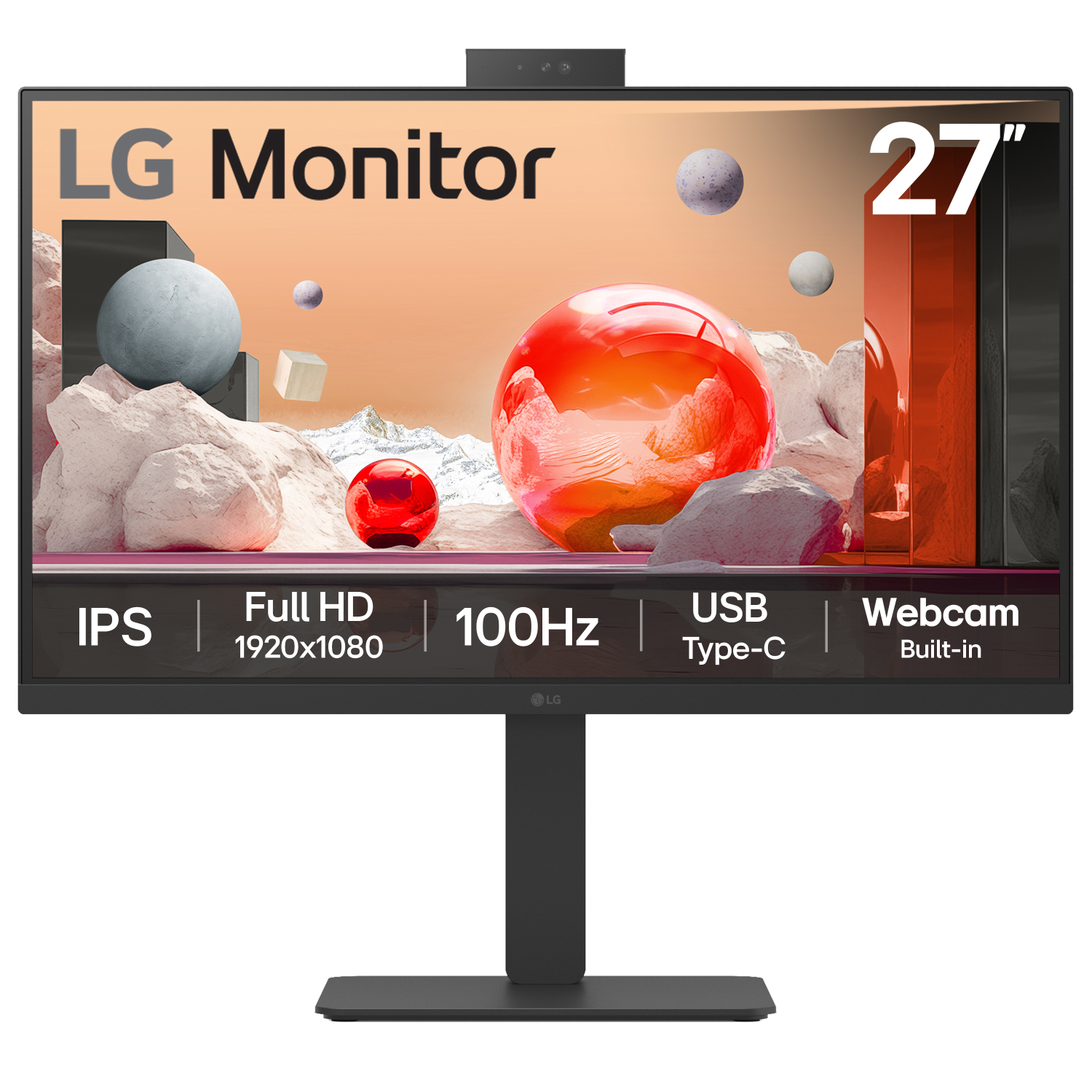 LG 27BA850-B Computer Monitors - 27 Inches - Black