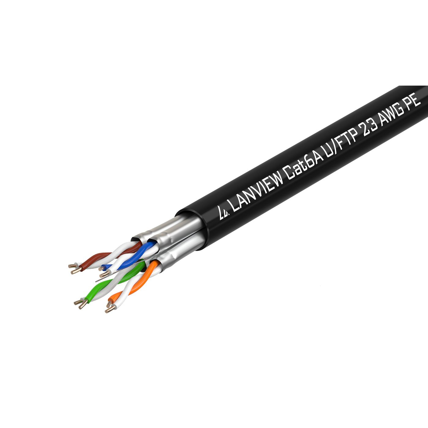 Lanview LVN122445 Networking Cables - Black