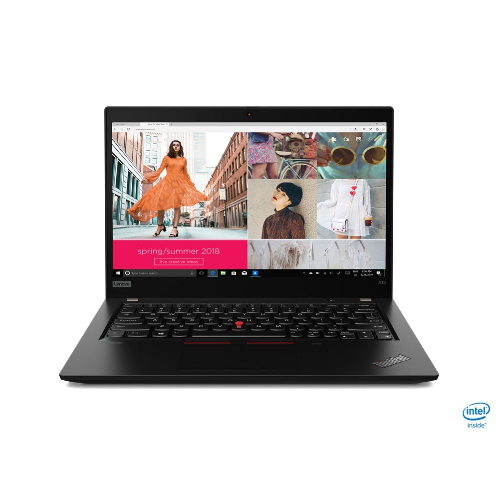 Lenovo i5-10210U Laptops - 13.3 Inches - 8GB - Black