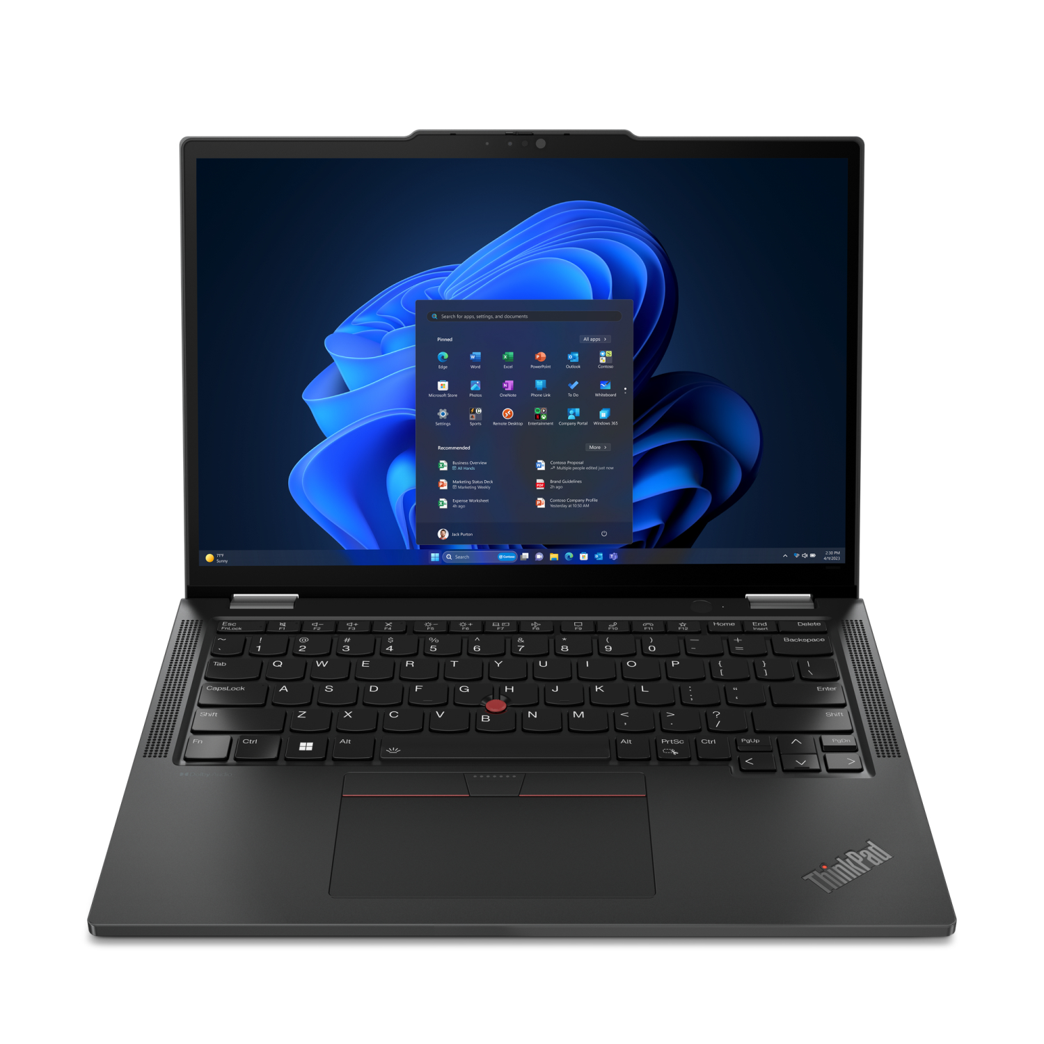 Lenovo 165U Laptops - 13.3 Inches - 16GB - Black