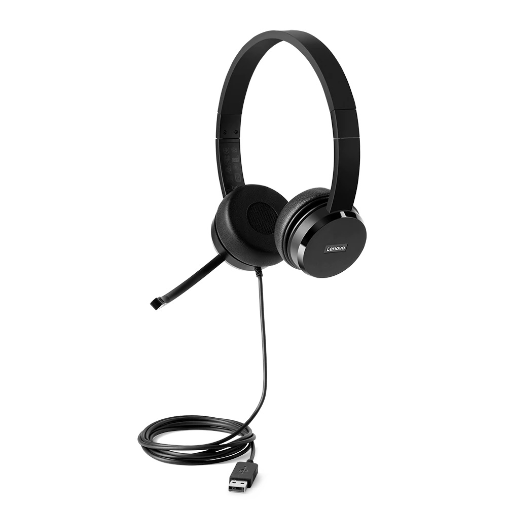Lenovo 4XD0X88524 Headphones & Headsets - Black