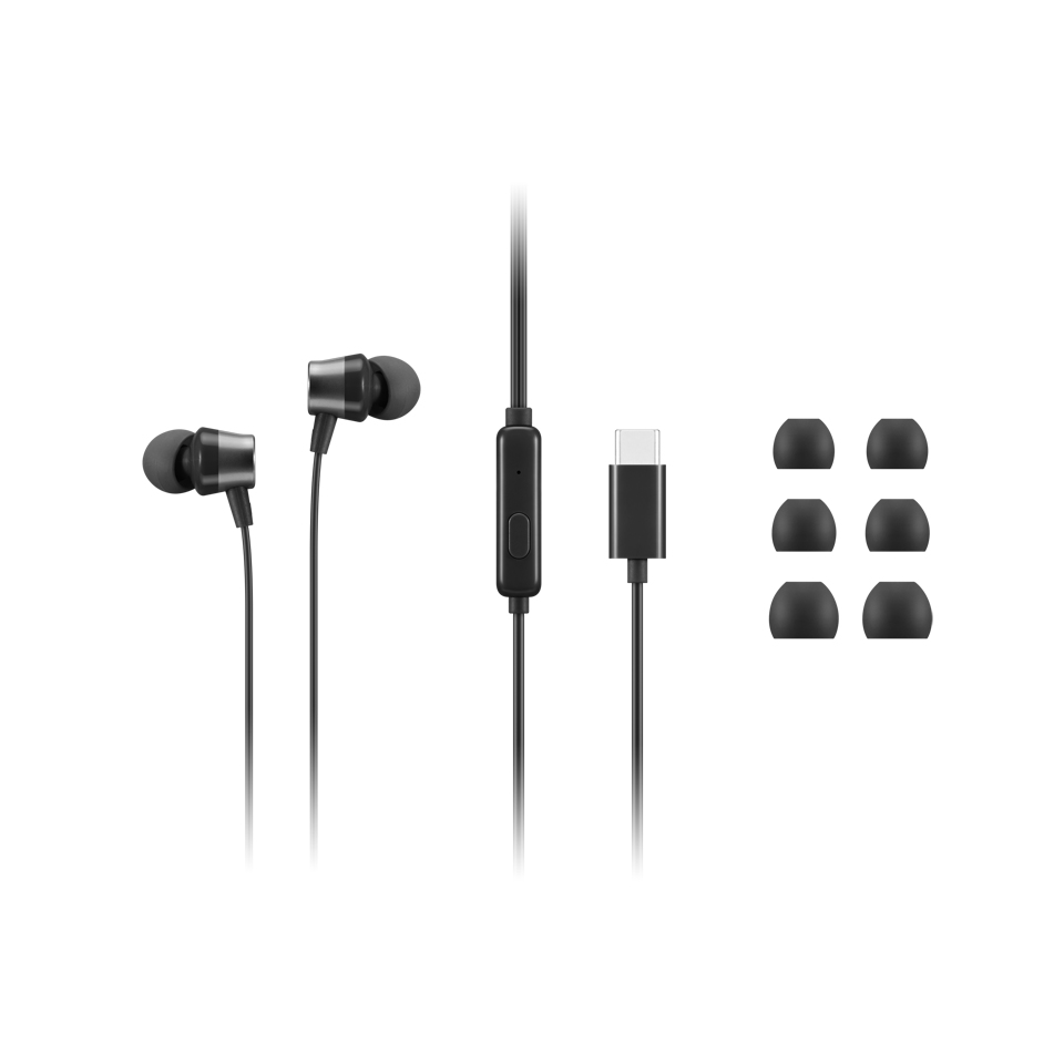 Lenovo 4XD1J77351 Headphones & Headsets - Black