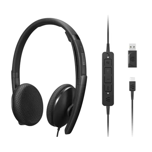 Lenovo 4XD1M45626 Headphones & Headsets - Black