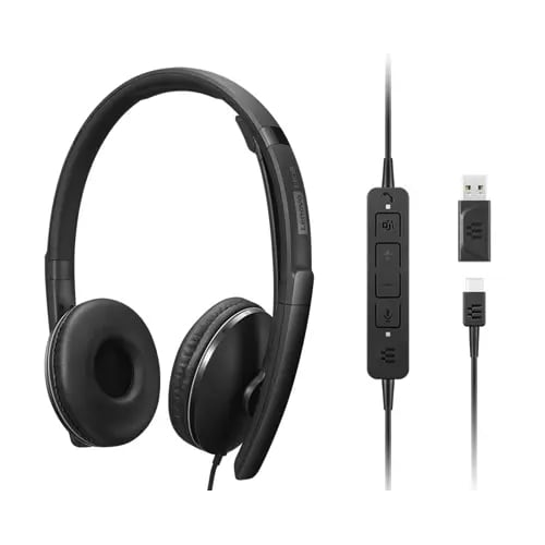 Lenovo 4XD1M45627 Headphones & Headsets - Black