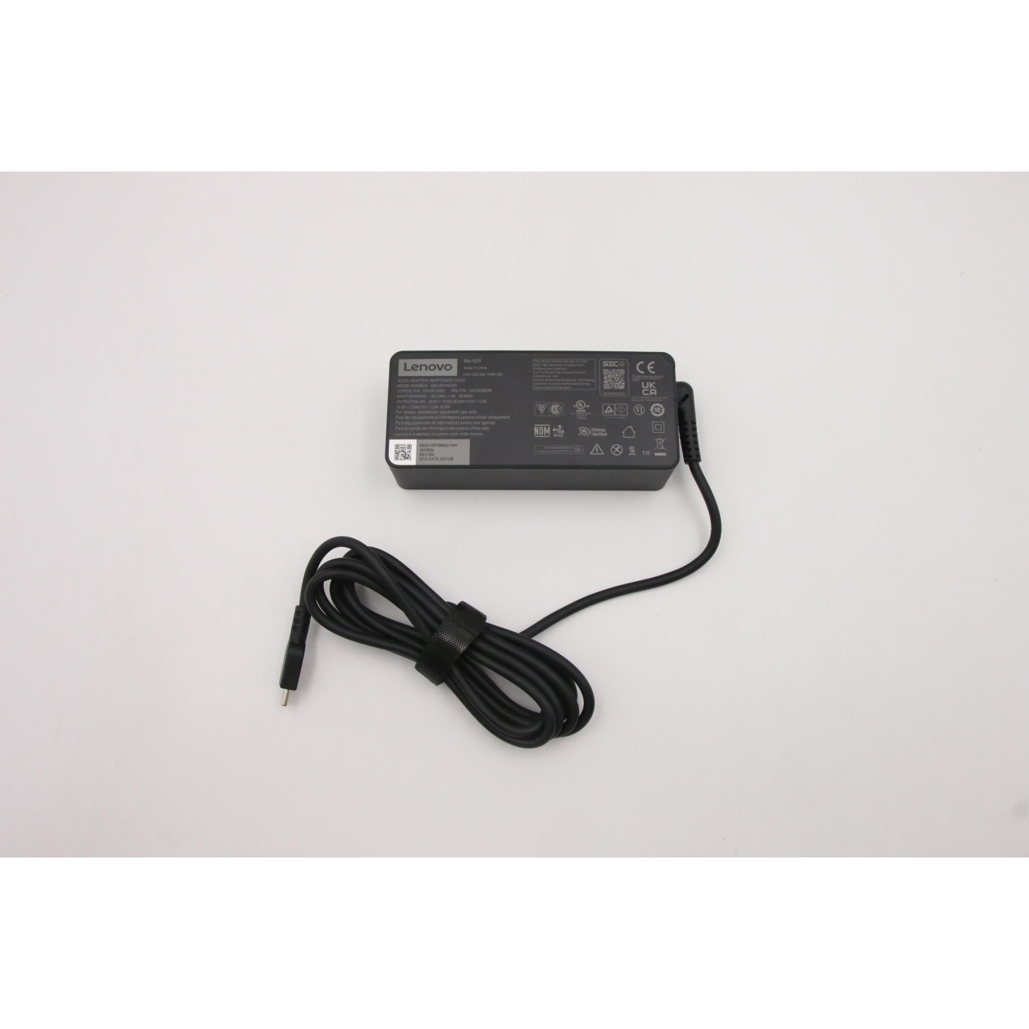 Lenovo PD,65W,20/15/9/5V,2P,WW,ACB - Approx 1-3 working day lead.